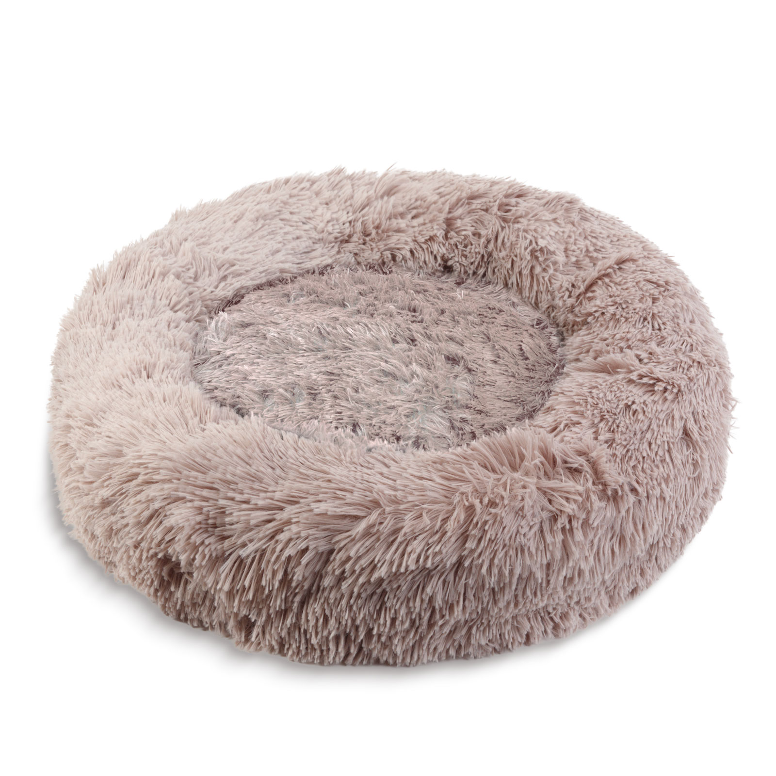 Kutyafekhely - kör - 'XL' méret - 80 cm - világosbarna