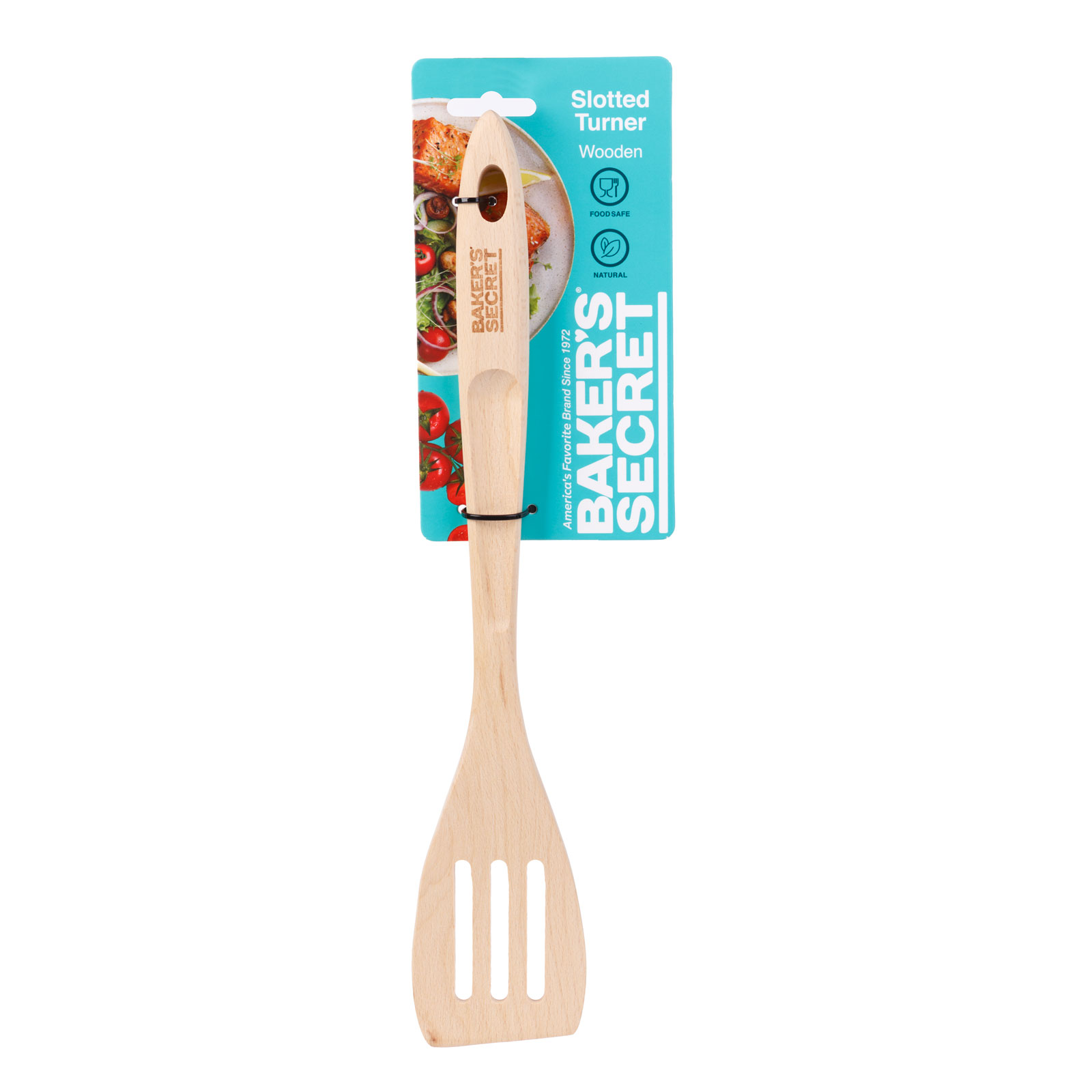 Baker's Secret - bükk konyhai fa lapát - réselt - 13' (33 cm)